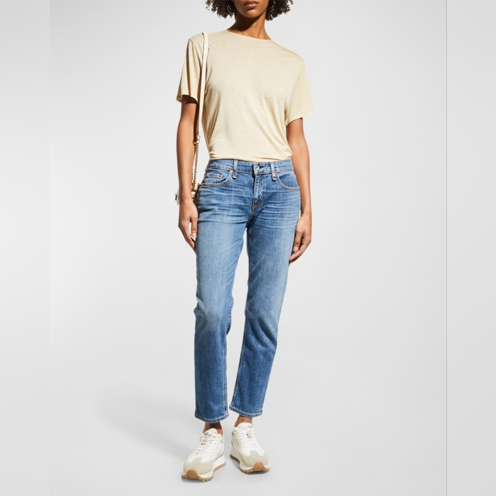 rag & bone Blue Ankle Jeans